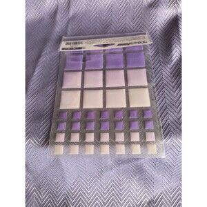 sticks Purple tones Mosaic Tile Stickers Embellishments Crafting Scrapbooking